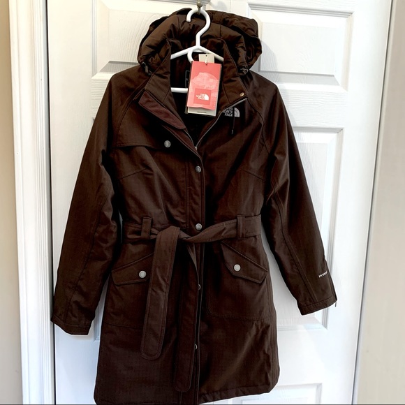 NWT Chocolate Brown North Face Coat - Picture 1 of 8